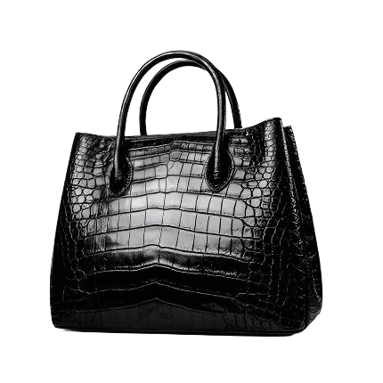 Luxurious Yuanyu Womens Large Crocodile Leather Handbag - Durage Collection